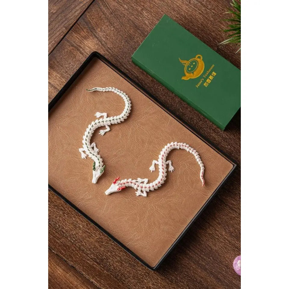 Articulated Porcelain Dragon Tea Companion