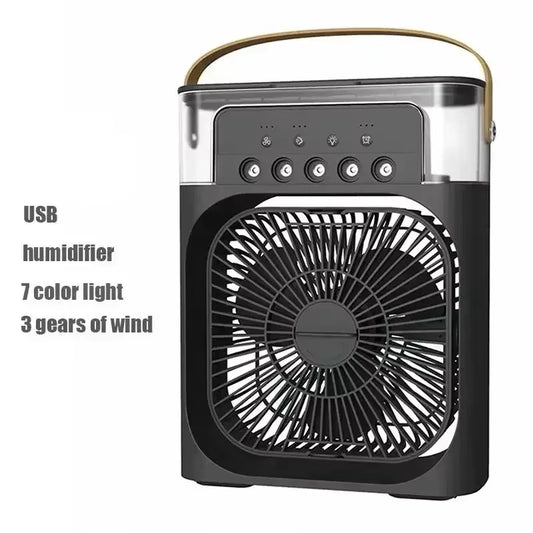 3-in-1 Portable Air Cooler with LED Night Light and Humidifier for Home and Office Use