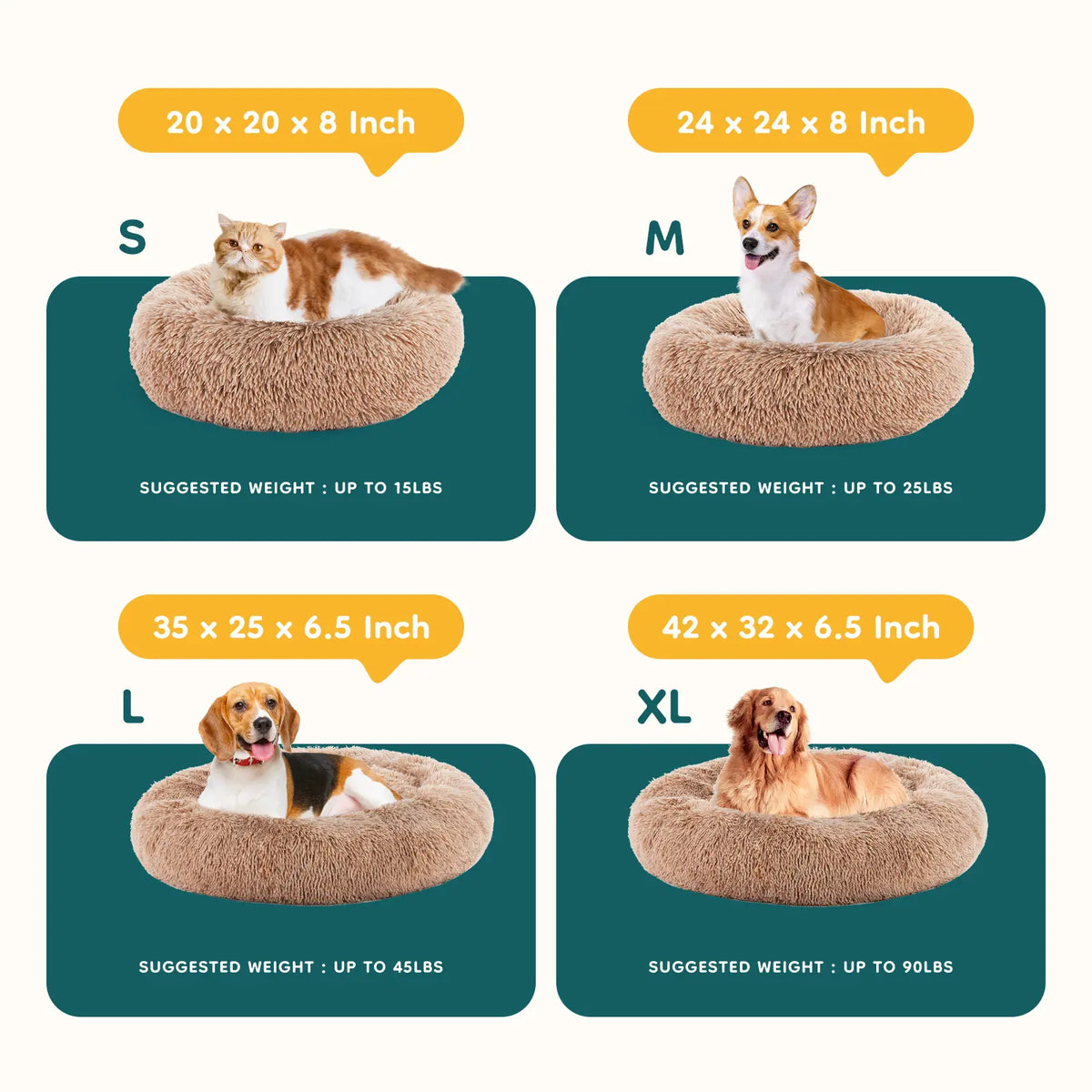 Sweetcrispy Modern Orthopedic Memory Foam Pet Bed for Large Dogs - 3-Sided Bolsters, 20" L x 24" W x 8" H, Waterproof Detachable Cover, Non-Slip Base, Joint Relief, Consistent Support, Pressure Relief, Supportive Sofa, 24 to 48 Hours Recovery