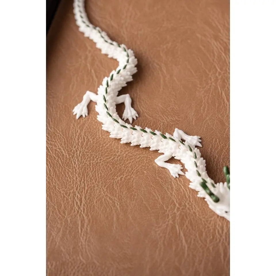 Articulated Porcelain Dragon Tea Companion